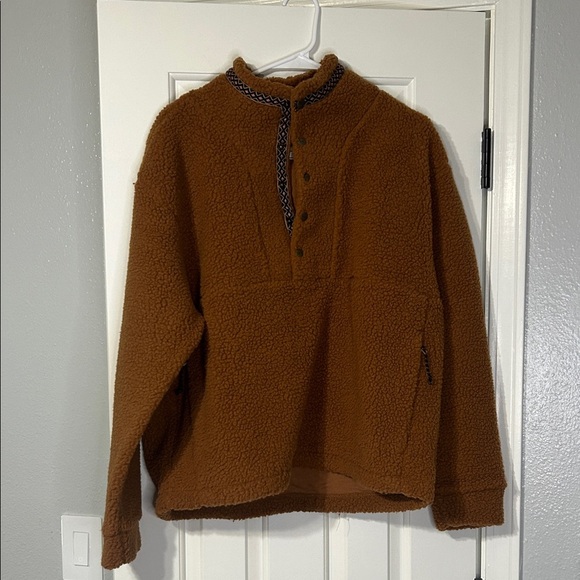 Alpine Design Brown Sherpa Pullover - Picture 2 of 6